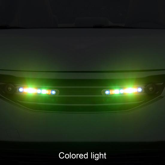 2ks Denní svícení Poháněno větrem Super jasné Přenosné Není potřeba externí napájecí zdroj LED DRL lampa do auta