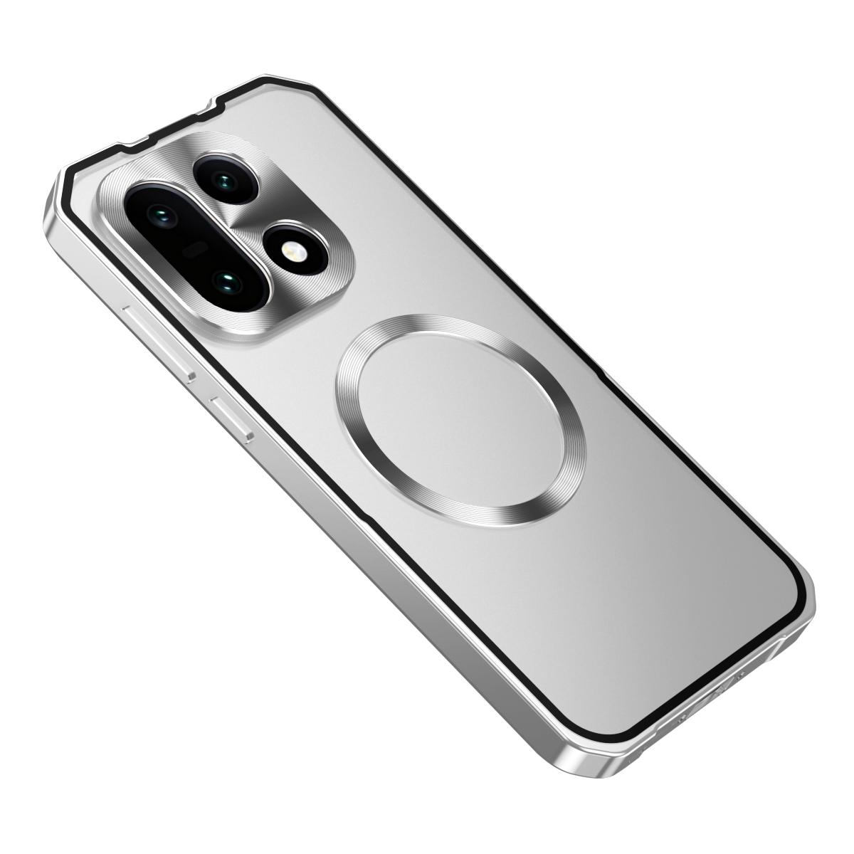 For OnePlus 15 5G Magnetic Case Hard PC Metal Frame Frosted Phone Back Cover