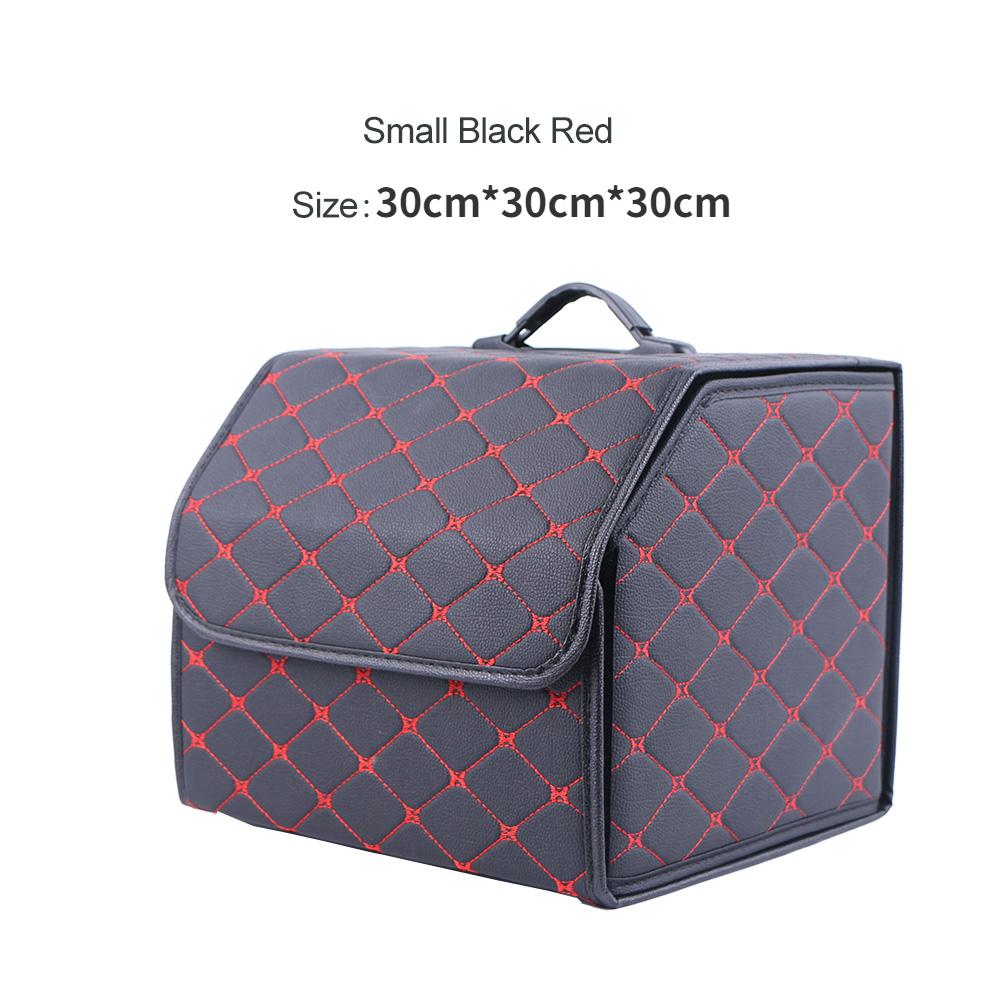 Car Trunk Organizer Box PU Leather Auto Multiuse Tools Storage Bag Folding for Camping and Picnics Car Accessories