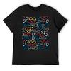 Colorful Smart Glasses Pattern T-Shirt Personalized T-shirt Fashion Shirts Shirts Graphic Tees Luxury Man Men's Clothing