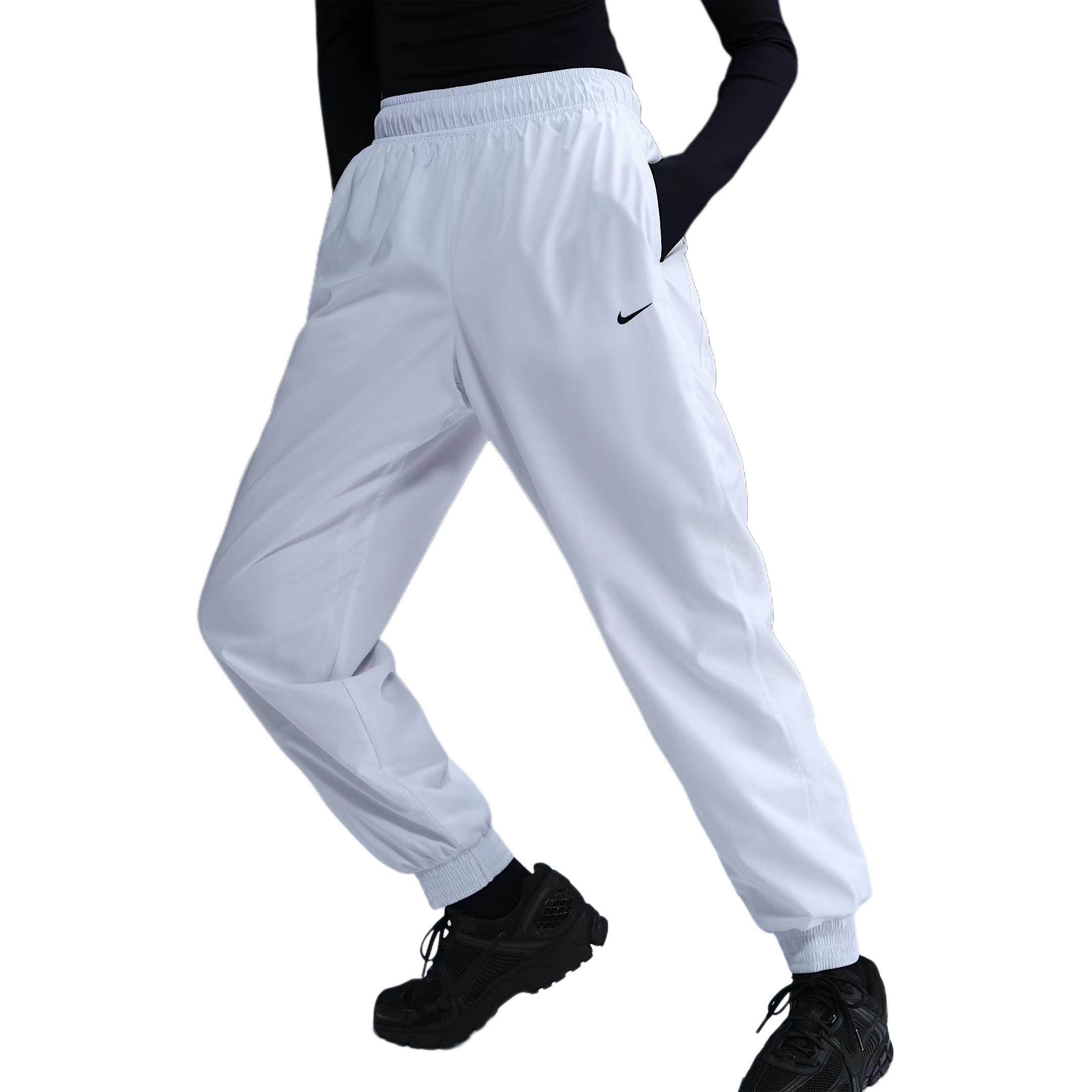 (WMNS) Nike Sportswear Classic Wovens UV Mid-Rise Loose Joggers Asia Sizing White Women s FV7661-100 M