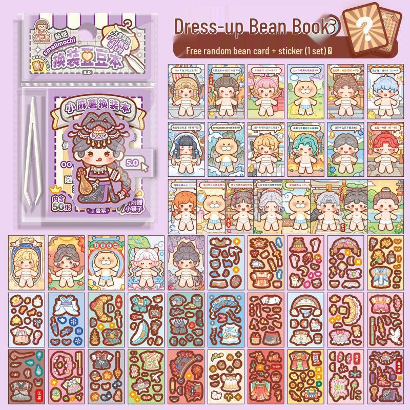Little Mochi 6.0 Outfit: Complete Children's DIY Miniature Scene Decoration Sticker Set