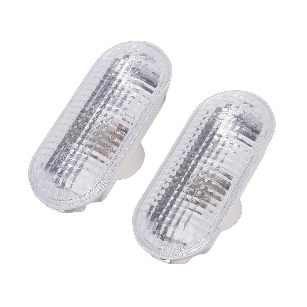 1 Pair Side Marker Light Cover Clear Lens Left Right 1336185 Replacement for Ford Focus Fiesta Fusion