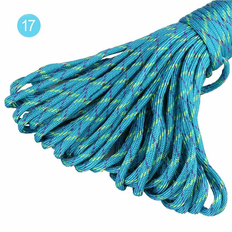 5/10/20M 5mm Parachute Cord 7 Core Strand Ropes Camping Tent Rope for Outdoor Bundling Bag Climbing Cords DIY Material