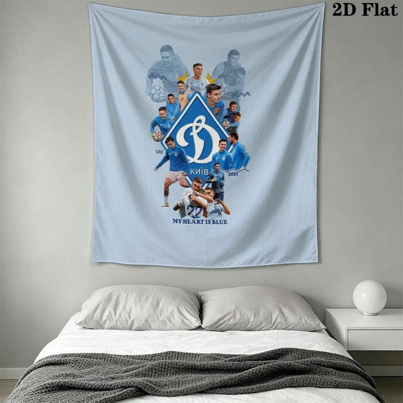 Dynamo Moscow Valor Wall Hanging Printed Fabric Blanket Decorative Tapestries for Bedroom Living Room Home Decor