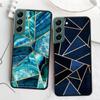 Electroplate Geometric Marble Phone Case For Samsung A15 A25 A35 A55 Galaxy A70S A50S A30S A30 A40 A71 A51 A41 A31 A21 A11 A01 A