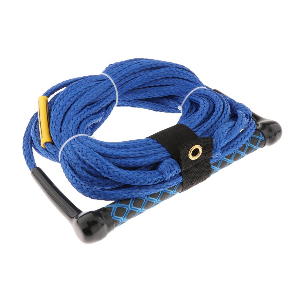 Water Ski Wakeboard Kneeboard Rope for Boating 3-Section Watersports Rope Safety Surfing Tow Line Leash Cord