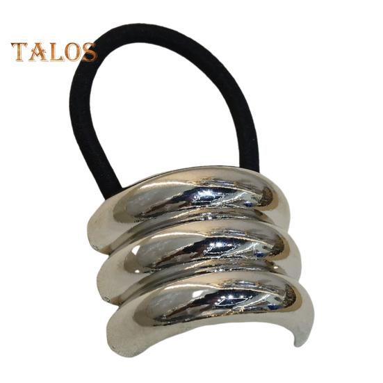 

Металлическое декорированное кольцо для волос, регулируемый эластичный браслет-манжета для волос с хвостиком, сплав, резинка для волос на затылке, аксессуар для волос H