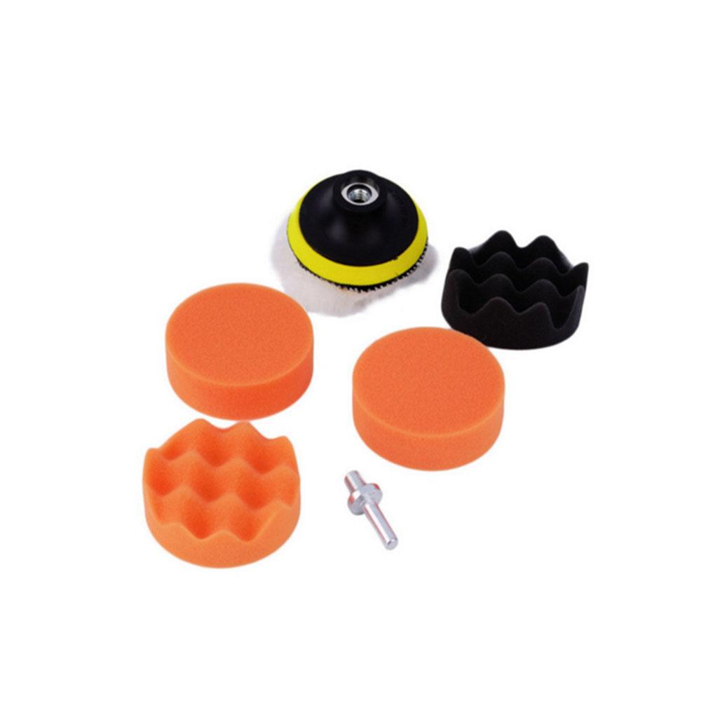 

7 Штук/Набор Губка для Нанесения Автомобильного Воска Портативная Сменная Круглая Автомобильная Мебель Покрытие Полировка Полировальный Диск Инструмент