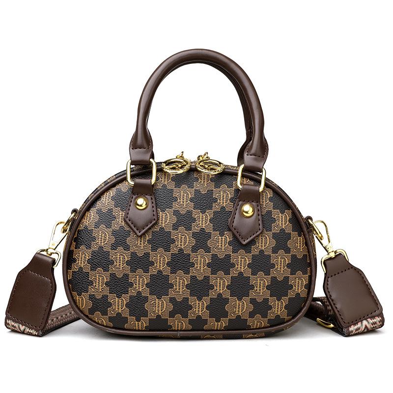 Интернет Знаменитость Сумка Женская Новая Печатные Буквы Широкий Плечевой Ремень Ретро — фото 10