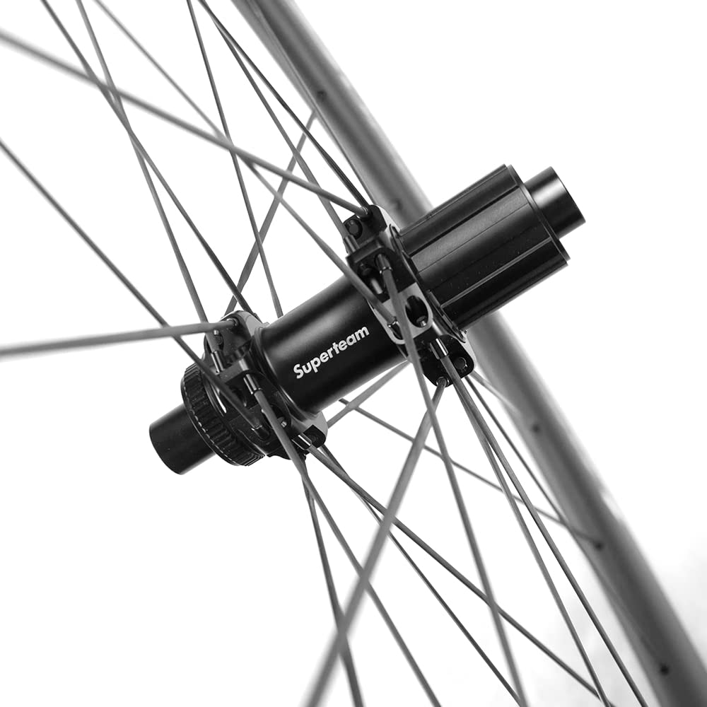SUPERTEAM Carbon Speichen Scheibenbremse 50mm Tubeless Carbon Speichen