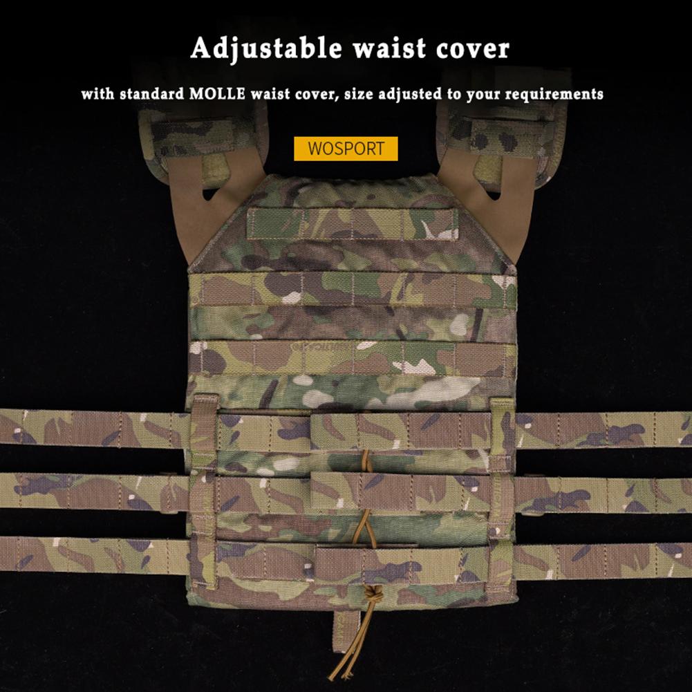 Tactical MOLLE Vest Quick Release Buckle Skeletal Mesh Cummerbund Strap Side Belt Compatible For Vest JPC1.0 JPC2.0 AVS SPC