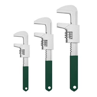 Drehmomentstarker verstellbarer Schraubenschlüssel, Winkel Schraubenschlüssel mit großer Spannbackenöffnung von 9,8 cm, Rutschfester Griff für präzises Anziehen