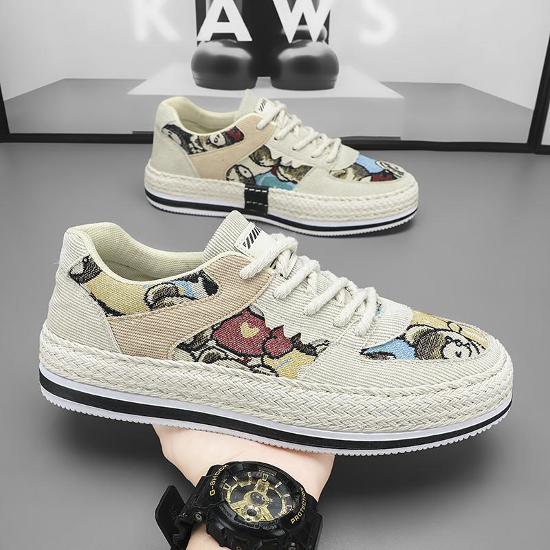 Fashion CYYTL Fisherman Mens Shoes Casual Male Sneakers Skateboard Outdoor Platform Sport Hiking Loafers Designer Luxury Tennis Trainers