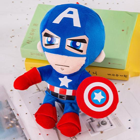 Plush Doll The Avengers Series Decorative Soft Texture Spiderman and His Amazing Friends Stuffed Dolls for Superhero Fans