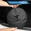 EV Car Valve Charging Cable Storage Box Electric Vehicle Charger Cables Carry Bag For Tesla Model 3 Y S X 2021 Roadster