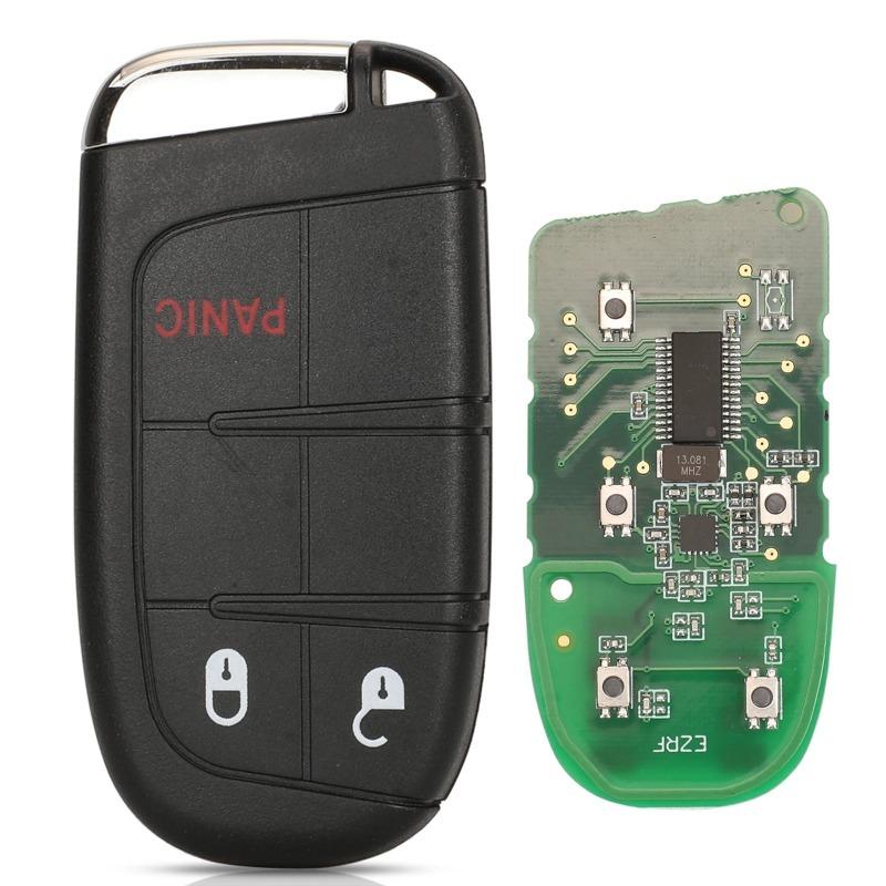 Aftermarket Smart Remote Key 433mhz 4A Keyless for Jeep Renegade Compass C-CUV Trailhawk SIP22 M3N-40821302 68250335AB