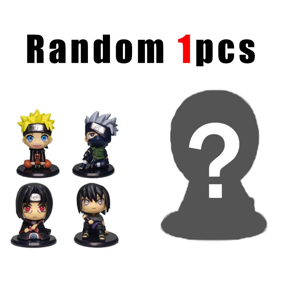 9cm Naruto Anime Figür Naruto Kakashi Aksiyon Figürü Q Versiyonu Kawaii Sasuke Itachi Figür Araba Dekorasyonu Koleksiyon Model Oyuncak