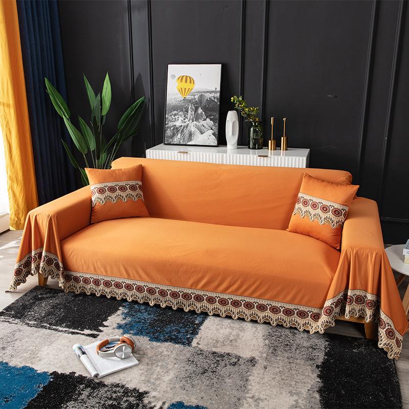Chenille Sofa Cover Towel All-Inclusive Combination Sofa Cover Ins Style Four Seasons Universal Non-Stick Wool Universal Sofa Cover Towel