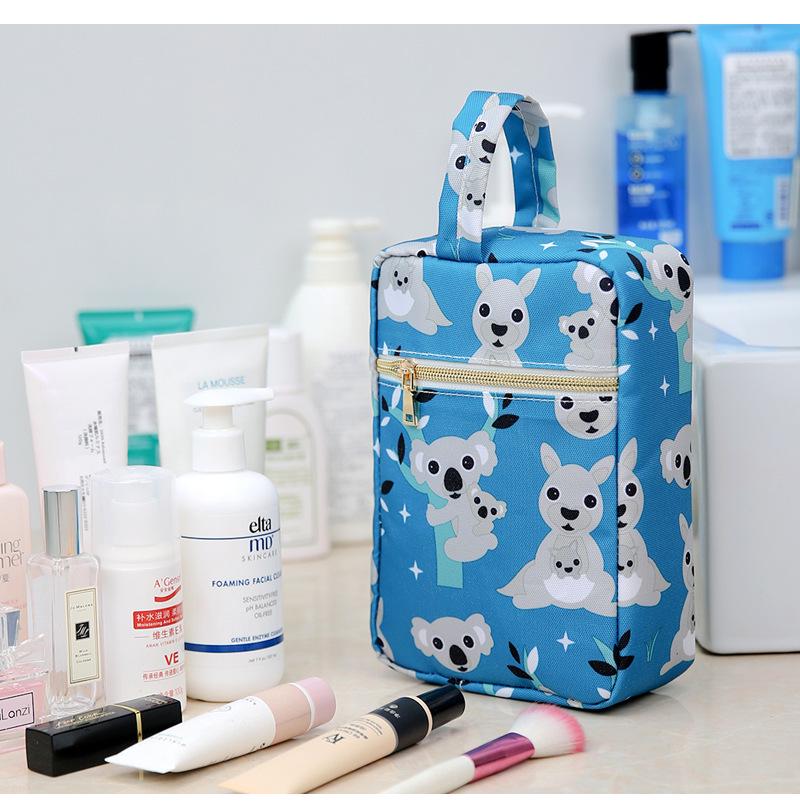 Stilvolle Damen Kleine Wasserdichte Oxford Reise-Toilettenartikel- und Kosmetik-Aufbewahrungstasche