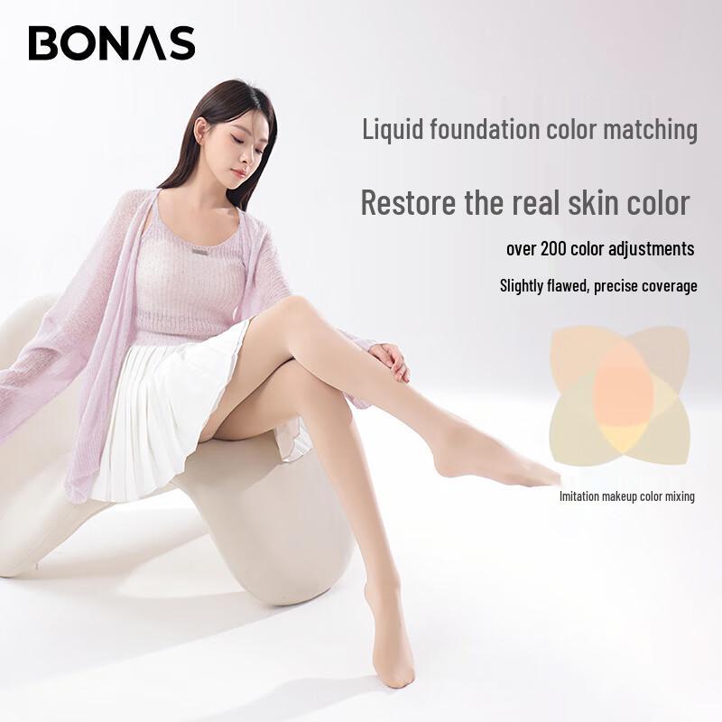 BONAS Women's 80D Illusion Warm Pantyhose