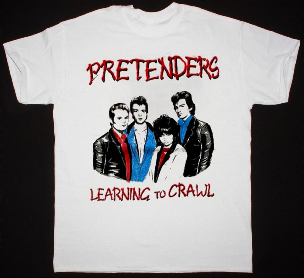 

Pretenders The Alarm on Tour Short Sleeve White All Size Shirt OB34 Unisex T-Shirt S