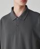 Musinsa Standard [Cooltandard] Oversized Pique Polo Shirt [Gunmetal]
