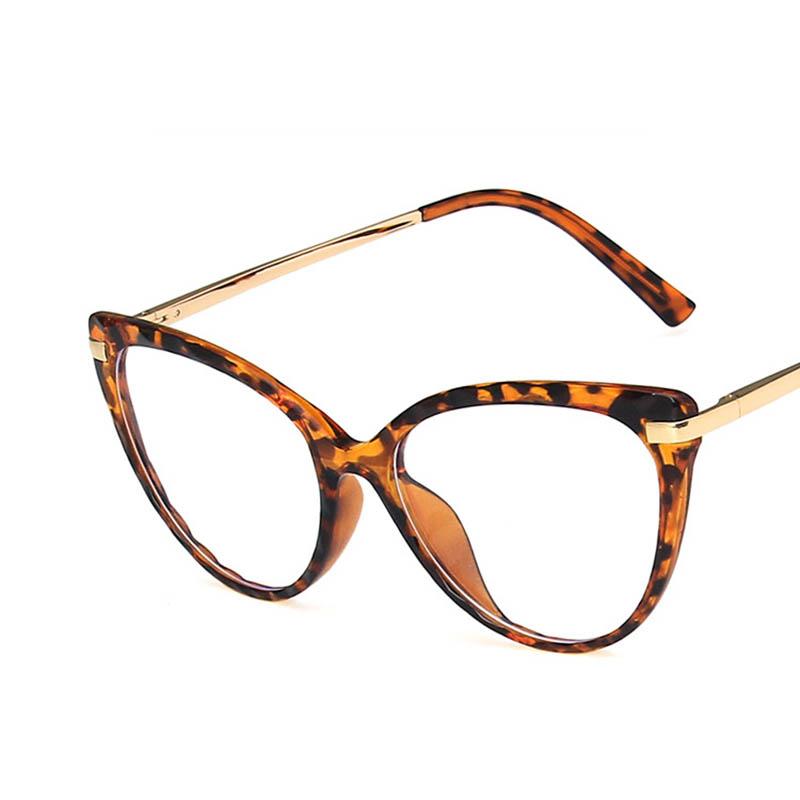 Metal Irregular Rhombus Frame Women'S Nearsighted Glasses Anti-Glare Spring Hinges Myopia Glasses -0.5 -1.0 -2.0 To -6.0