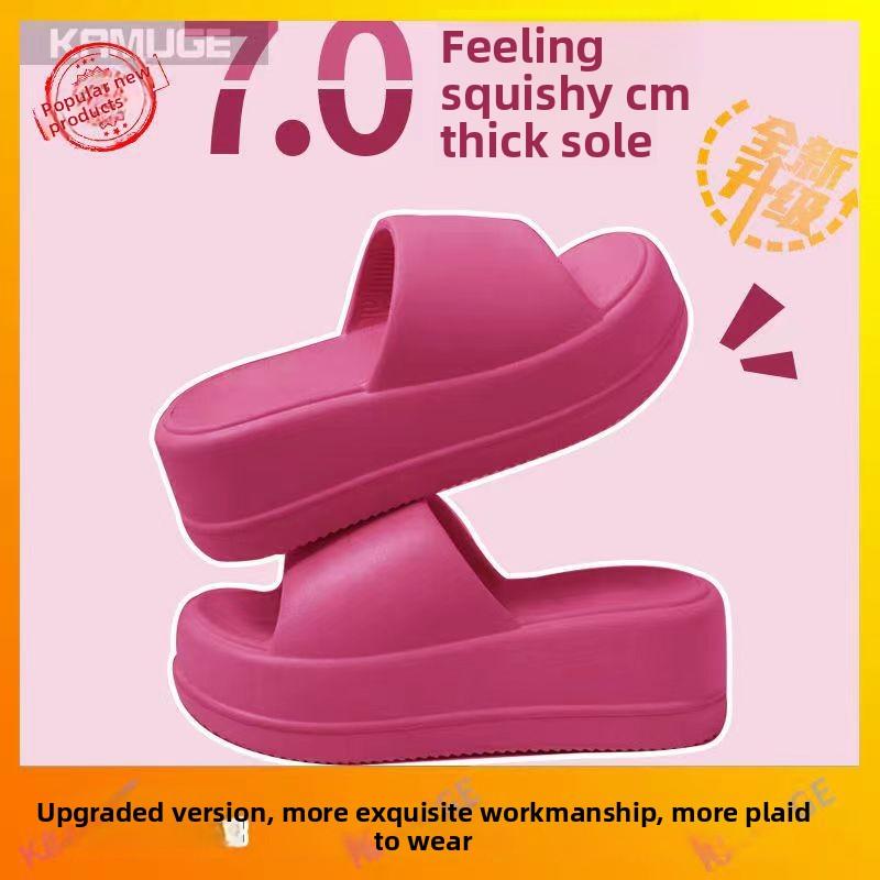 Ladies' Fashion EVA Thick Bottom Slippers and Sandals - Thick Bottom Summer Beach  Strap Indoor and Outdoor Comfortable Slippers Summer Sandals