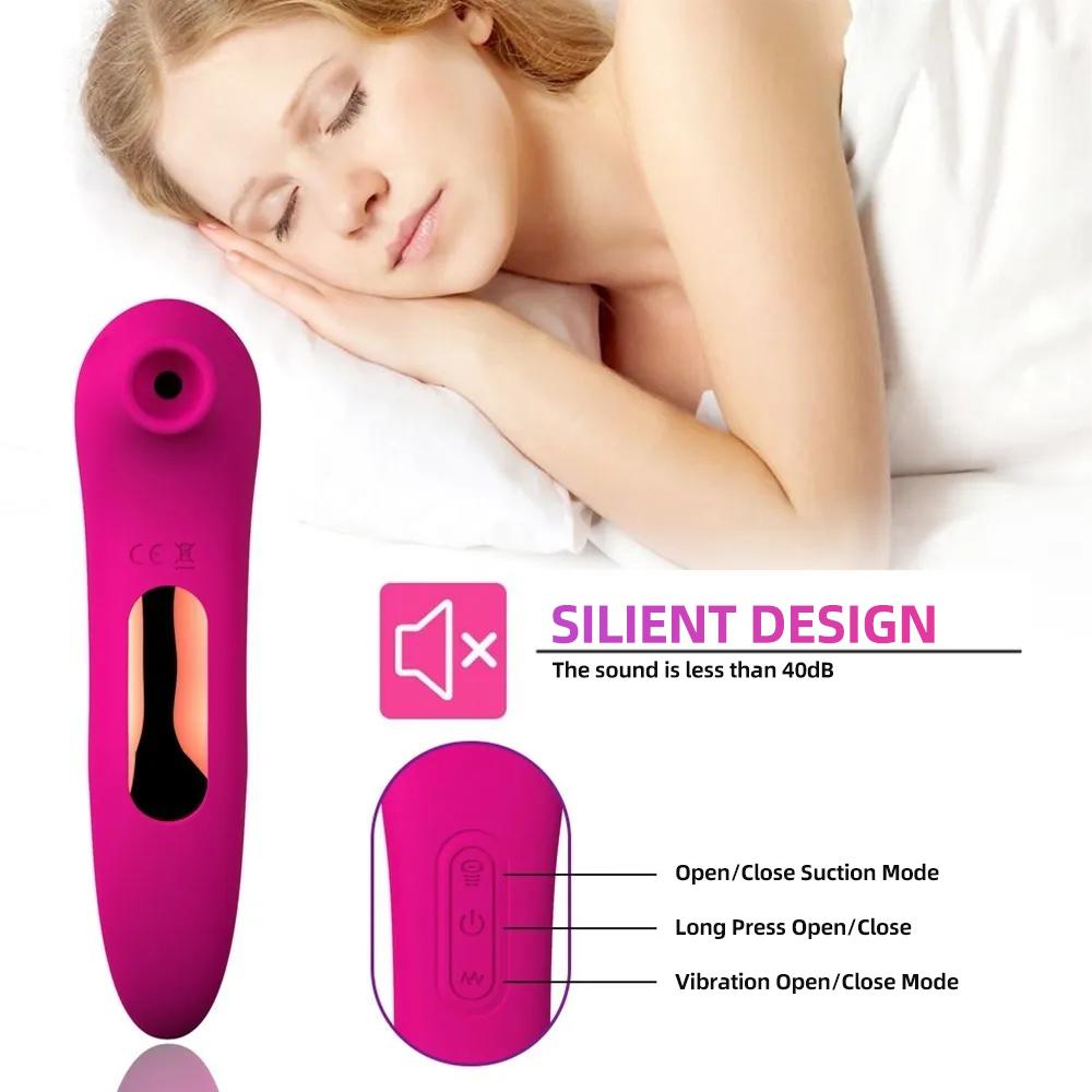 Powerful Sucker Clitoris Sucking Vibrator Women Clit Nipple Oral Vacuum Stimulator Sex Toy Vibrating Female Sexy Adult For Women