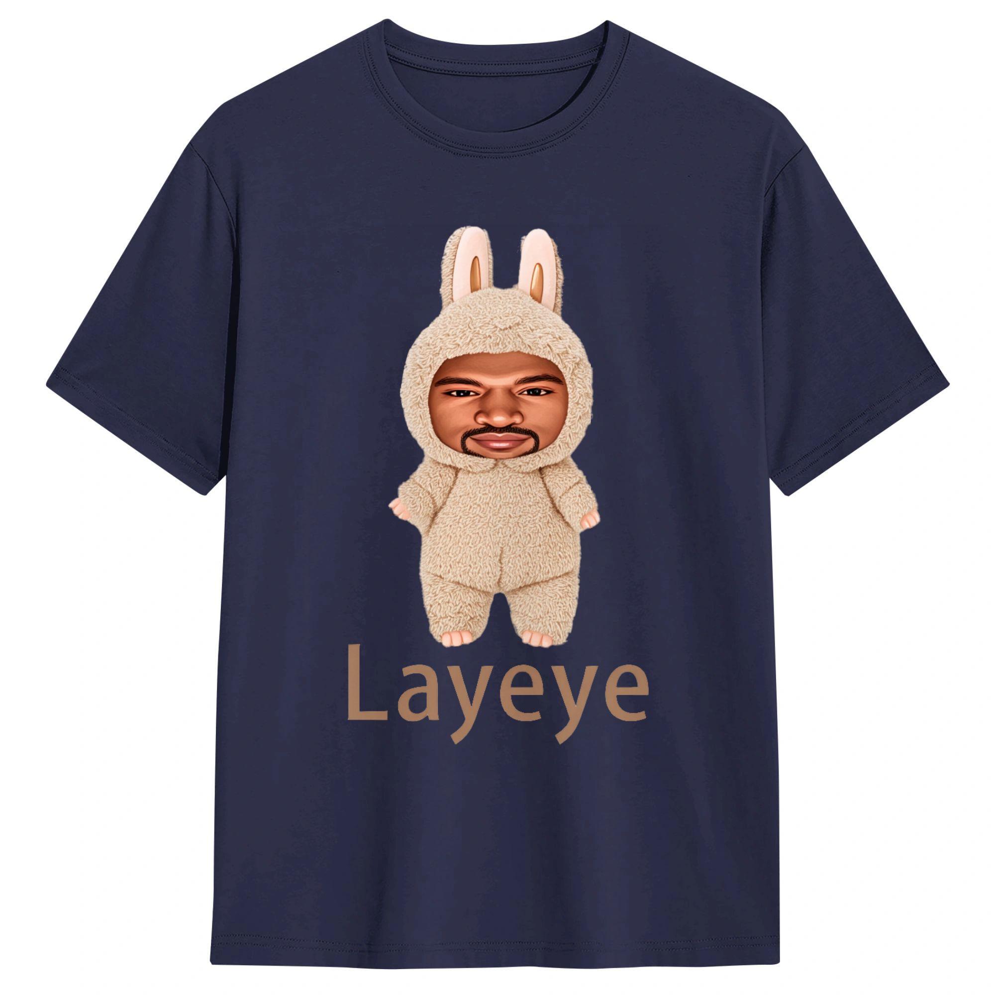 

Kanye Wests Layeye TShirt Summer Pure Cotton TShirts For Unisex Casual Tee Shirt Short Sleeve Y2K Casual Tees 4XL