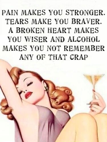 

Pain alcohol Vintage Retro Metal Tin Sign Poster Plaque Garage Wall Decor AAluminum 20x30cm（7.8x11.8inch）