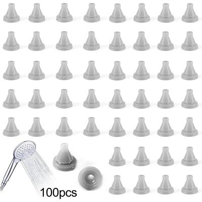 100 Stück Silikondüsen für Duschkopf Ersatzteile 4 mm Öffnungsgröße