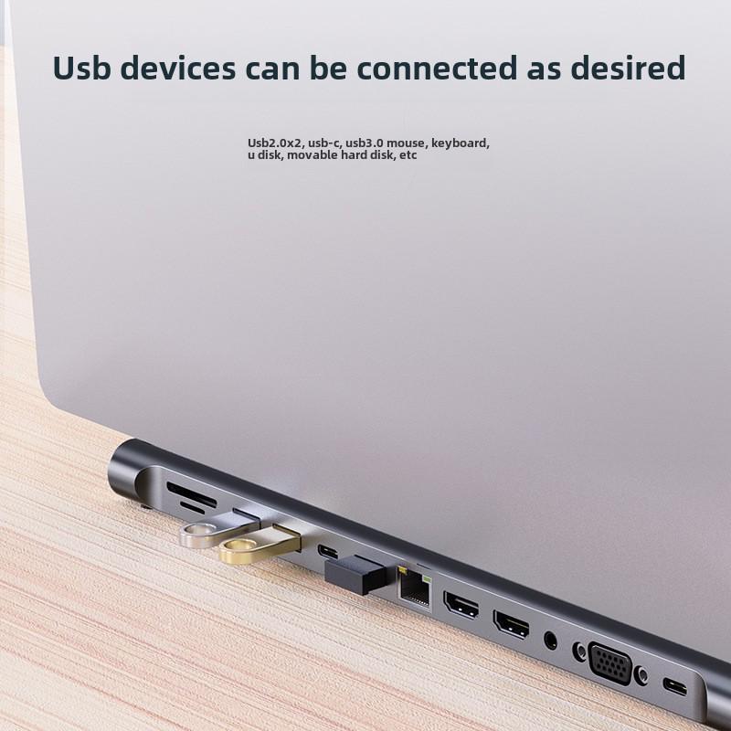 11-in-1-USB-C-Erweiterungsdock für MacBook-, Apple- und Huawei-Laptops