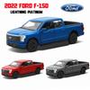 LLKD4 MSZ 1:32 2022 FORD F-150 Lightning Piatinum Car Mold Die-casting Decoration Series Toy Tools Gift Alloy Manufacturing