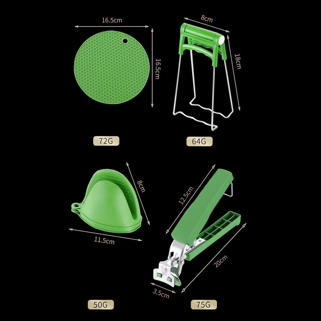 Kitchen Anti Scalding Set Heat Resistant , Cooking Gadgets, Lifting Tools, for Moving Plate or