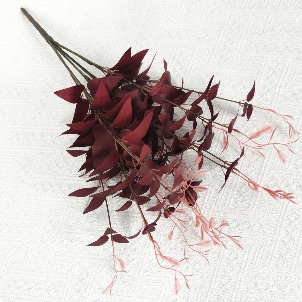 Simulation Plant Clematis Honeysuckle Leaves, Simulation Wall Hanging Hanging Rattan Decoration, Wedding Scene Auditorium Decoration
