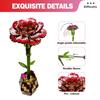 Wacocetoy Cross-Border 3D Carnation Puzzle Wooden Diy Coloring Toy 2-In-1 Set Three-Dimensional Puzzle