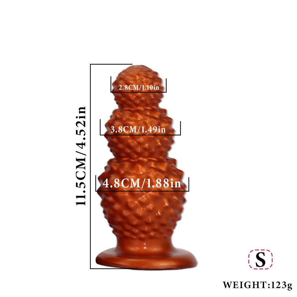 Liquid Silicone Soft Anal Plug - Flexible Butt Plug for Beginners, Gentle Stretching Trainer, Vaginal & Anal Stimulator, Adult Sex Toy