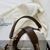 Retro Semi-round Soft Leather Rivet Corner Commuting Niche Texture Handbag