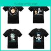 T-shirt Rick And Morty Homme Manches Courtes Polyester Respirant Style Décontracté d'Été Pour Adolescents