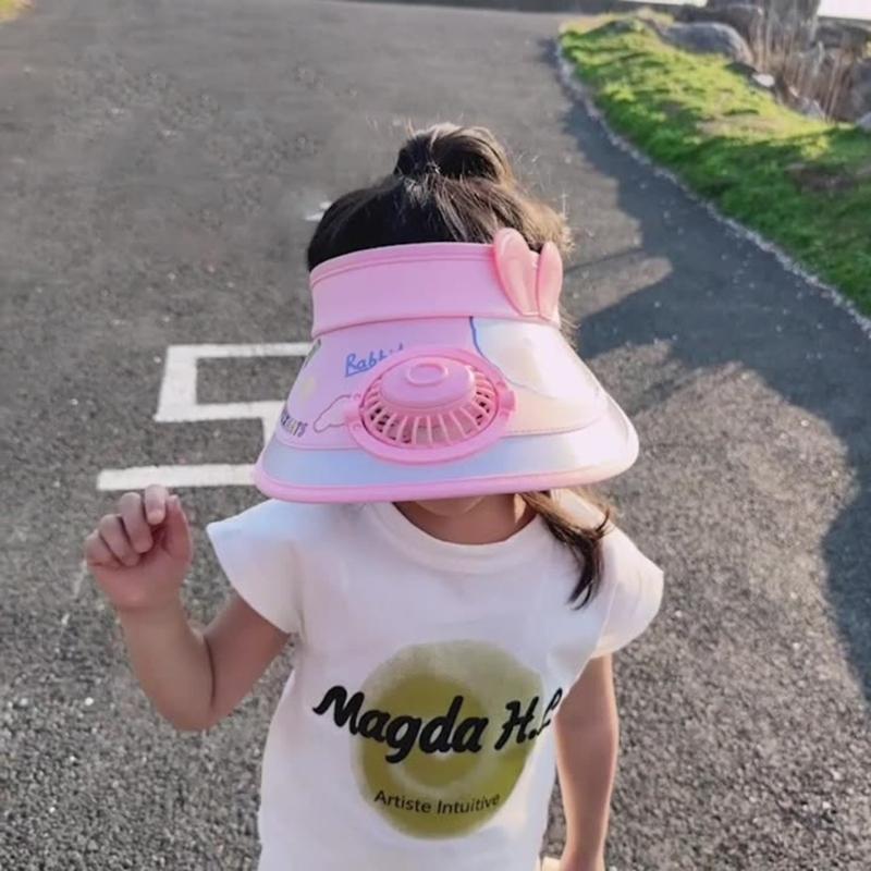 Regulable Speed Sun Hat With Sun Protective Border Outdoor Children Hat for Outdoor Activity and Beach Trip