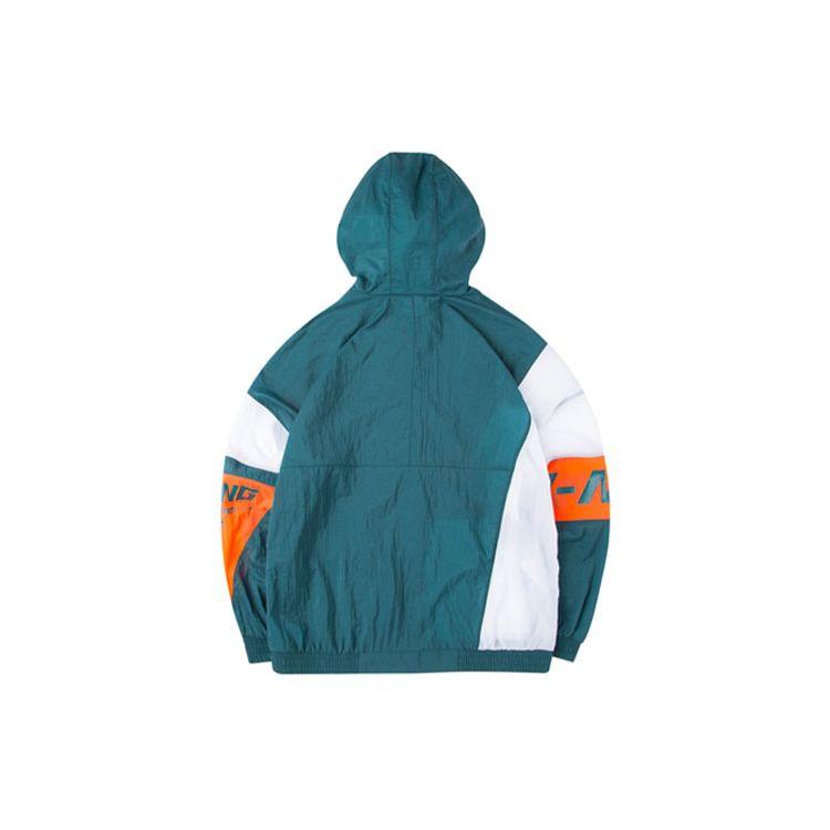 Li Ning Sports Fashion Series Spliced Casual Versatile Loose Sports Jacket Unisex Jacket AFDQ387-4