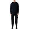 STONE ISLAND Solid Color Badge Crew Neck Long Sleeve Sweater Men Sweater K2S155100074S00FC-V0020