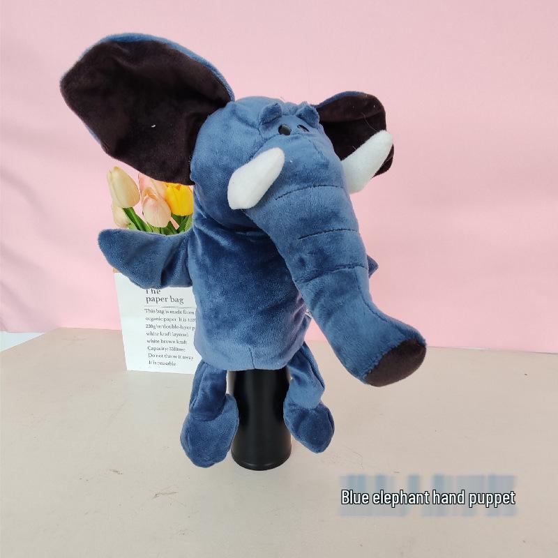 Cartoon Animal Hand Puppet Plush Doll for Kids' Interactive Play