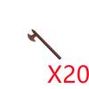 Mittelalterliche Bausteine Waffen Figur Soldat Zubehör Bogen Speer Armbrust Axt Helm Schulterrüstung Baustein Geschenk Spielzeug DIY X011