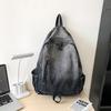 Gradient Retro Rucksack Große Kapazität Schüler Schultasche Jeans Rucksack