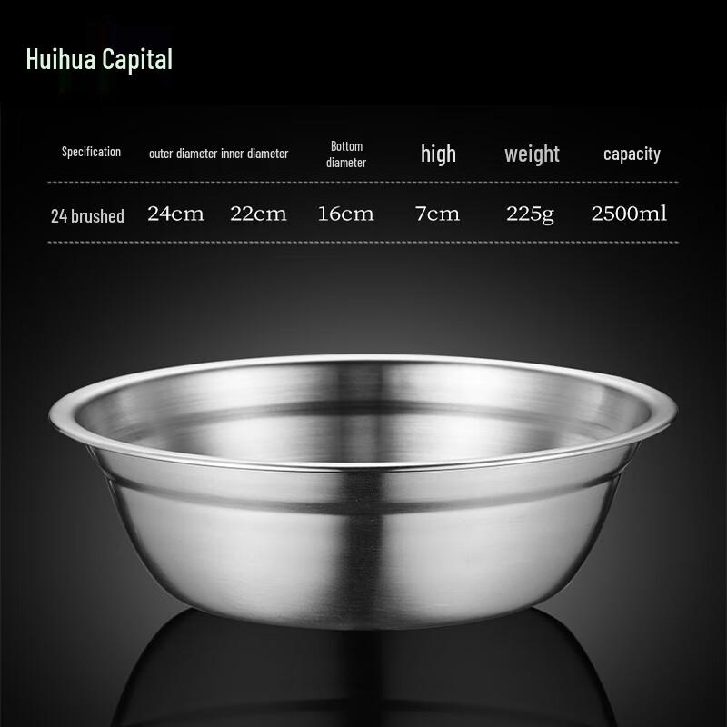 HUIHUADU 304 Stainless Steel Multipurpose Bowl