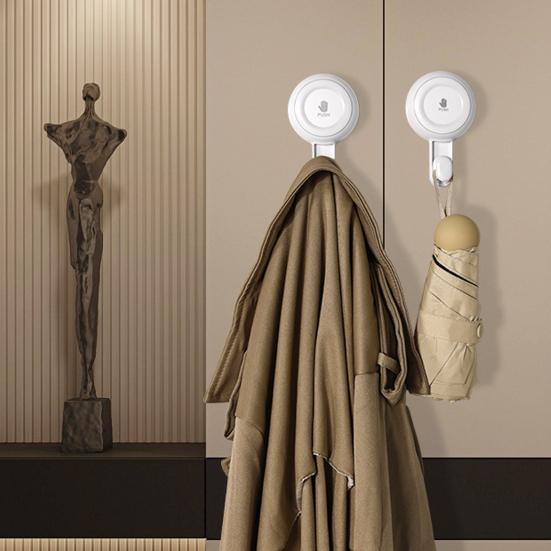 Towel Hanger Heavy Duty Suction Cup Shower Hook Strong Load-bearing Rotatable Easy To Install Kitchen Bathroom Wall Hook
