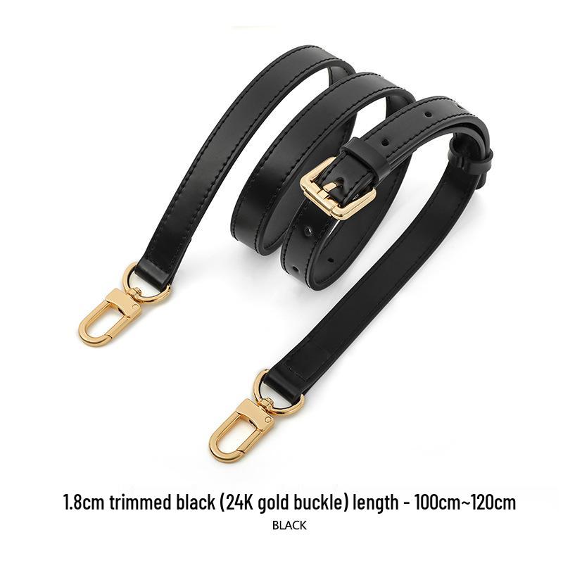 A-53 Adjustable Two-Layer Cowhide Suede Wide Shoulder Strap with Old Flower Design Replacement